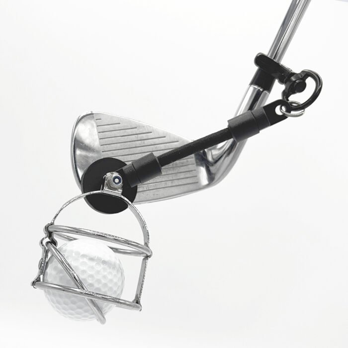 ClubScoop attached to clubface